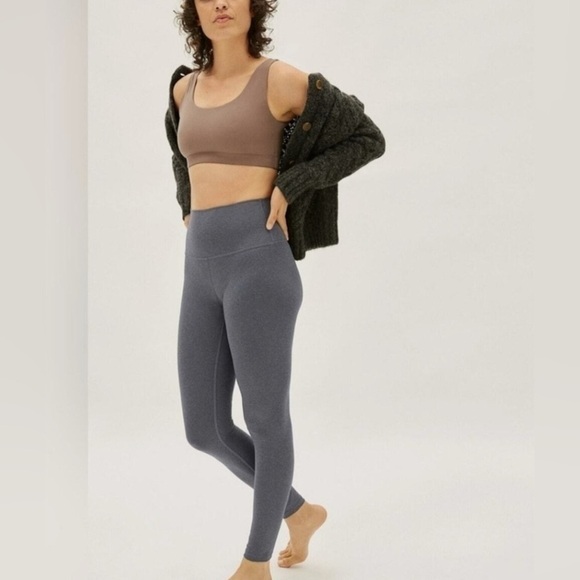 Everlane Grey Perform Ankle Leggings - Picture 1 of 4